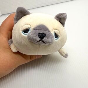LIV HEART Mascot Marshmallow Animal Siamese Cat Leo Small Plush Stuffed Animal